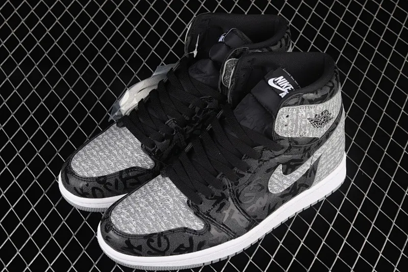 All categories Air Jordan Jordan series basketball shoes Air Jordan 1 High Cost-effective version Air Jordan 1 High OG "Rebellionaire" AJ1 Joe 1 black and gray banned "Rebelionaire" high-top basketball shoes 555088-036